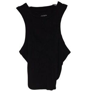Wild Fable Tank Top Womens XS Black NWT Ribbed Racerback Crew Neck 6 Pack
